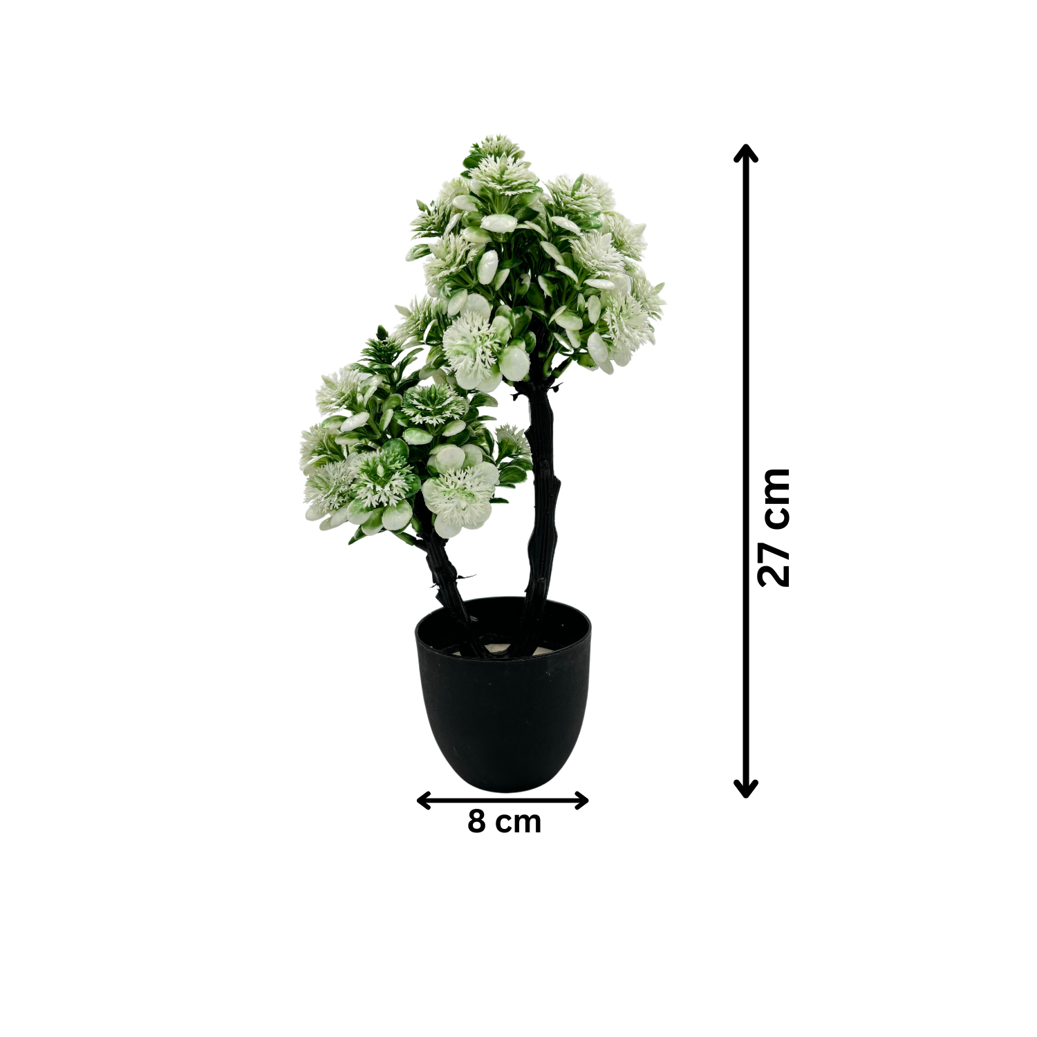 Artificial Plants for Home Decorarion Tree with Pot for Home Center Livingroom Table Shelf Entrance Office (Pack Of 2) (RV-AP3) - Image 2